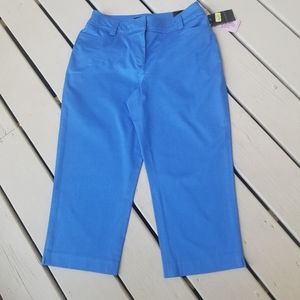 NWT Sz10 royal blue cropped pants